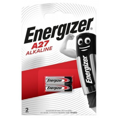 Большое фото товара - Элемент питания A27 ENERGIZER (12v) 2BL (отгрузка кратно 2) Energizer, 12-32467. Вариант №1