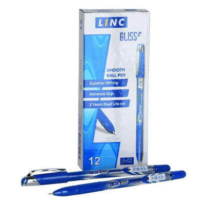 Большое фото товара - Ручка шариковая LINC "ГЛИСС/GLISS" синяя 0.7мм 1210F LINC, 12-45632. Вариант №1