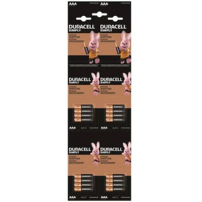 Большое фото товара - Элемент питания LR03  4BL DURACELL MN2400 BASIC отрывные 4х4, 12-52377. Вариант №1