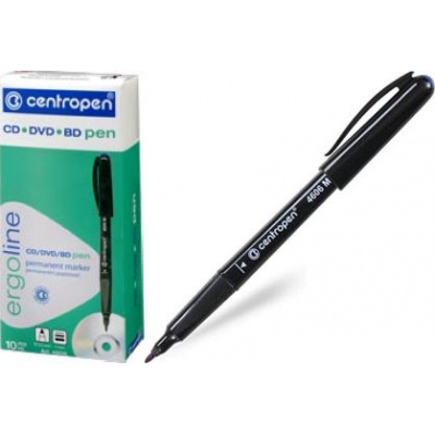 Большое фото товара - Маркер перманентный CD-PEN 1.0мм 4606/01-04 красный Centropen, 12-52588. Вариант №1