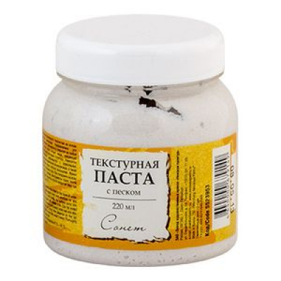 Большое фото товара - Паста текстурная "Сонет" с песком 220мл 5523953 Невская палитра, 12-53804. Вариант №1