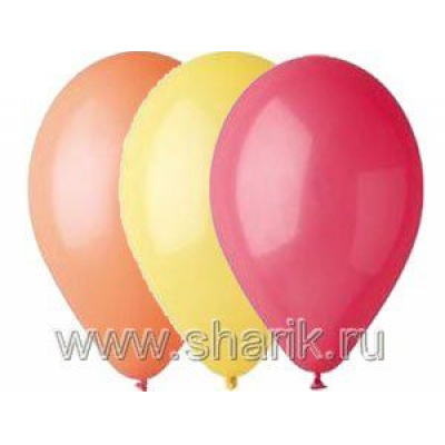 Большое фото товара - Шар кристалл 12" ассорти 1101-0241 GEMAR, 12-71456. Вариант №1