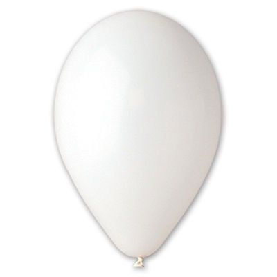 Большое фото товара - Шар Пастель И 5"/01 White 1102-0414 GEMAR, 12-73576. Вариант №1