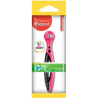 Большое фото товара - Циркуль Essentials/Vivo 018100 пластиковый с безопасной иглой Maped, 12-83006. Вариант №1
