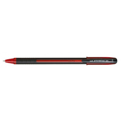 Большое фото товара - Ручка шариковая 0.7 мм SX-101-07 "Jetstream 101" красная (66240) Uni Mitsubishi Pencil, 12-85455. Вариант №1
