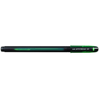 Большое фото товара - Ручка шариковая 0.7 мм SX-101-07 "Jetstream 101" зеленая (102184) Uni Mitsubishi Pencil, 12-85456. Вариант №1