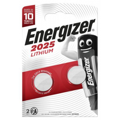 Большое фото товара - Элемент питания CR2025 ENERGIZER 2BL Lithium, 12-85759. Вариант №1