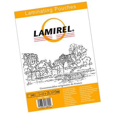 Большое фото товара - Пленка для ламинирования А5 100 шт. 75 мкм LA-78657 Lamirel, 12-87331. Вариант №1
