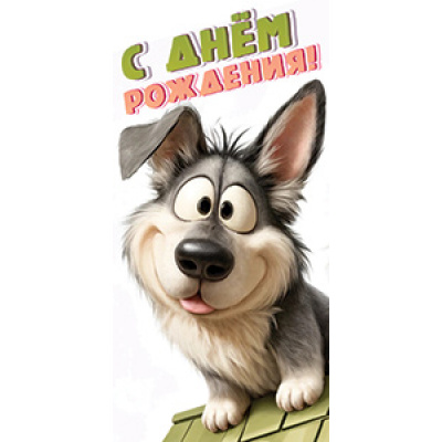 Большое фото товара - 5Д3064 С Днем рождения! (конверт для денег, текст, детский), (АВ-Принт), 13-1003274. Вариант №1
