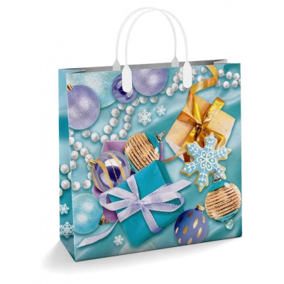 Большое фото товара - Пакет Пластиковый 30*30 (пластиковые ручки) С Новым годом! Волшебный день 47545, (ООО "Интерпак"), 13-1005943. Вариант №1
