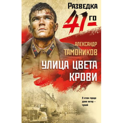 Большое фото товара - ФронтоваяРазведка41-го-м Тамоников А.А. Улица цвета крови (боевая проза), (Эксмо, 2026), Обл, c.320, 13-1018926. Вариант №1