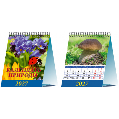 Большое фото товара - КалендарьДомик 2027 Календарь природы (120*140, перекидной, квартальный) 10703, (День за днем), 13-1023281. Вариант №1