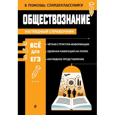 Большое фото товара - ВПомощьСтаршекласснику Вареньева Я.В. Обществознание, (Эксмо, 2024), Обл, c.192, 13-1028132. Вариант №1