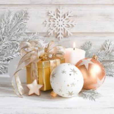 Большое фото товара - Салфетки бумажные Bouquet Home Collection Classic. Праздничный натюрморт золото (33*33см, 3-слоя, 20шт.) 25119, (ООО "Русская бумага АЛЛ Продукция"), 13-1029767. Вариант №1