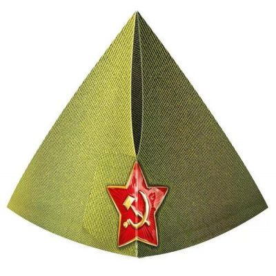 Большое фото товара - 6630100 Пилотка (бумажная, на резинке), (ИмперияПоздр), 13-927358. Вариант №1