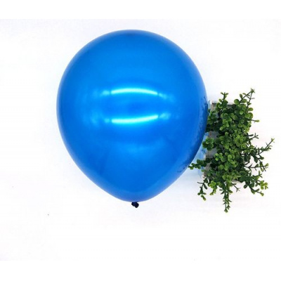 Большое фото товара - Шар воздушный 12" Синий (перламутр) QQ2029, (Xiongxian Meizhihai Latex Products Co., Ltd), 13-934027. Вариант №1