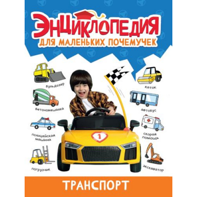 Большое фото товара - ЭнциклопедияДляМаленькихПочемучек Транспорт, (Проф-Пресс, 2023), 7Бц, c.48, 13-955809. Вариант №1