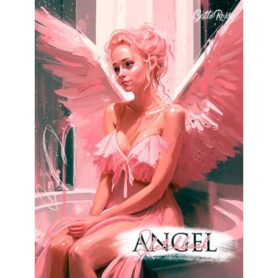 Большое фото товара - Скетчбук Gatto Rosso. Angel in Pink (А4) 64-7990, (Проф-Пресс, 2023), 7Б, c.128, 13-960985. Вариант №1