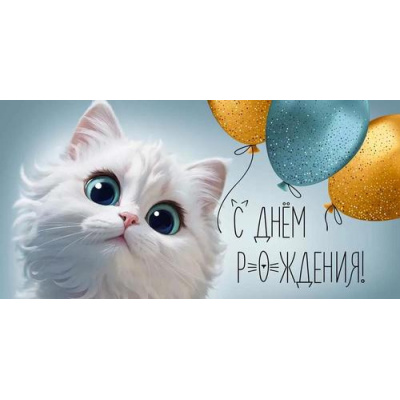 Большое фото товара - 30000310 С Днем рождения! (конверт для денег, текст, детский), (ИмперияПоздр), 13-989280. Вариант №1