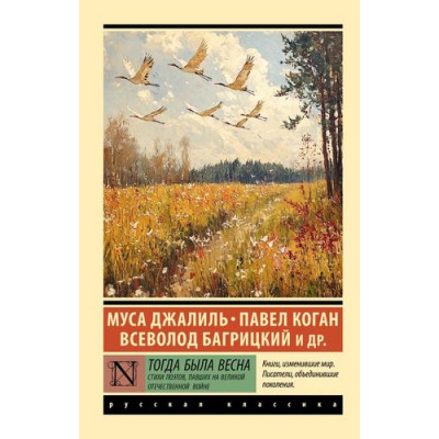 Большое фото товара - ЭксклюзивРусскаяКлассика-м Тогда была весна. Стихи поэтов, павших на Великой Отечественной войне (Джалиль М., Коган П.Д., Багрицкий В.Э.и др.), (АСТ, 2025), Обл, c.224, 13-993602. Вариант №1